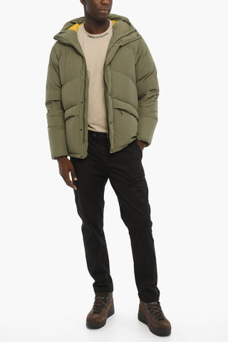 2 Pockets SNOW PATROL Down Jacket with Snap Buttons