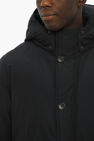 Solid Color SOUTH BAY Down Jacket with Removable Hood