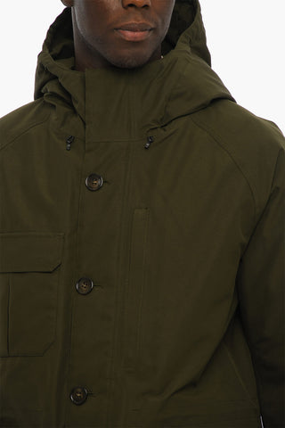 THE TETON Solid Color Utility Down Jacket with Hood