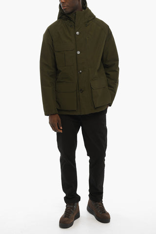 THE TETON Solid Color Utility Down Jacket with Hood