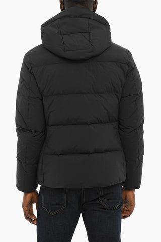 Cotton Blend COMFORT Down Jacket with Removable Hood