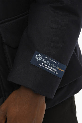 THE TETON Waterproof Down Jacket with Hood and Hidden Closure