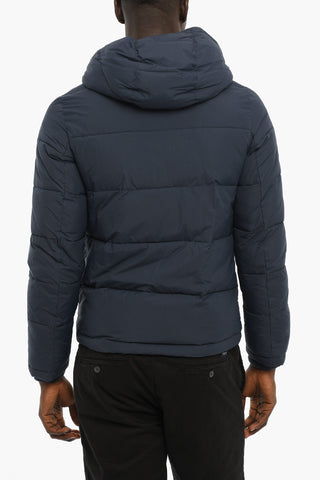 PENN-RICH Solid Color Padded Jacket with Hood