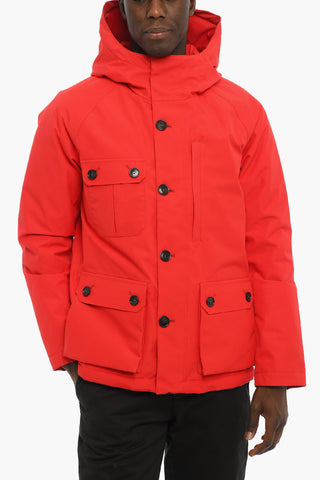 Padded Utility Jacket with Hood