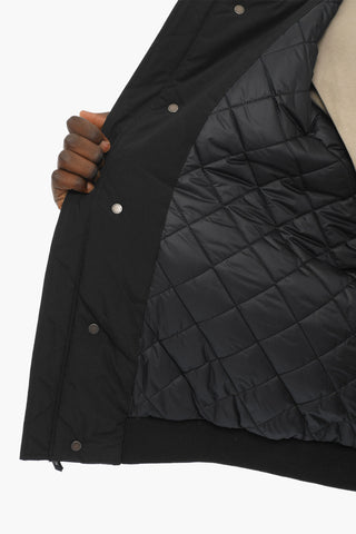 Padded UNIFORM Jacket with Faux Fur Hood