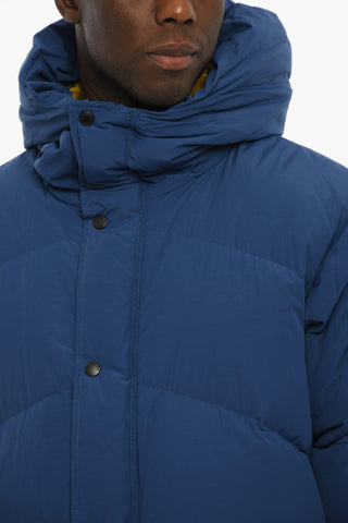 Double Pockets SNOW PATROL REV Down Jacket with Snap Buttons