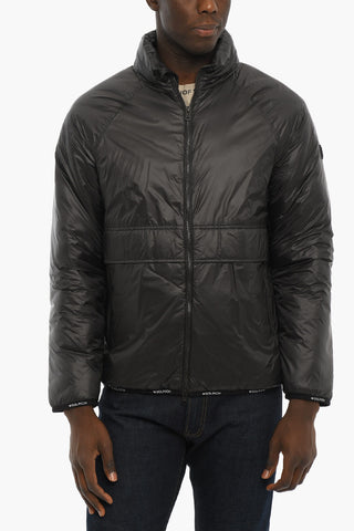 Nylon PACK-IT Padded Jacket with Hood