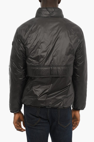 Nylon PACK-IT Padded Jacket with Hood