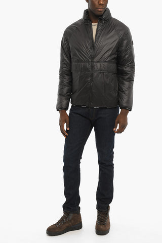 Nylon PACK-IT Padded Jacket with Hood