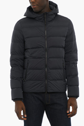 Solid Color SIERRA Down Jacket with Hood