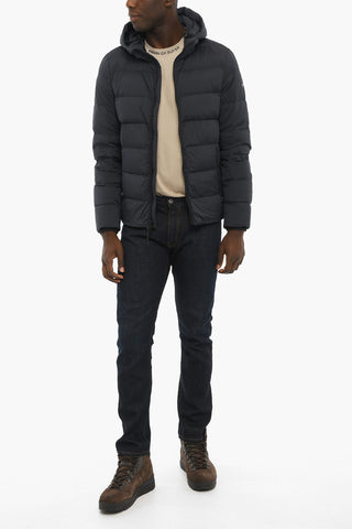 Solid Color SIERRA Down Jacket with Hood