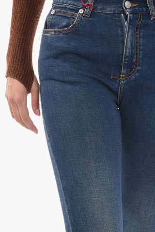 Skinny-fit Denims with Vintage Effect 15cm