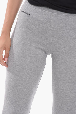 Fleece Cotton Bootcut Sweatpants