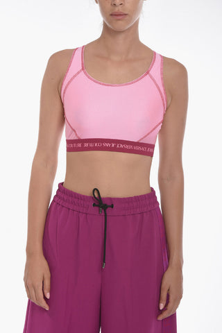 JEANS COUTURE Visible Stitching Sports Top