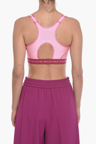 JEANS COUTURE Visible Stitching Sports Top