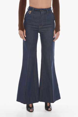 Jeans Wide Leg KALEIDOSCOPE con Lavaggio Scuro 37cm
