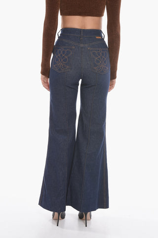 Jeans Wide Leg KALEIDOSCOPE con Lavaggio Scuro 37cm