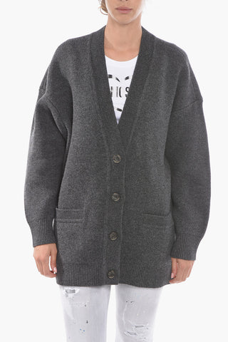 Patch Pocket LEANE Buttoned Cardigan