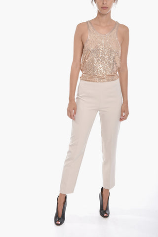 Pantaloni a Gamba Diritta PAM con Zip Laterale
