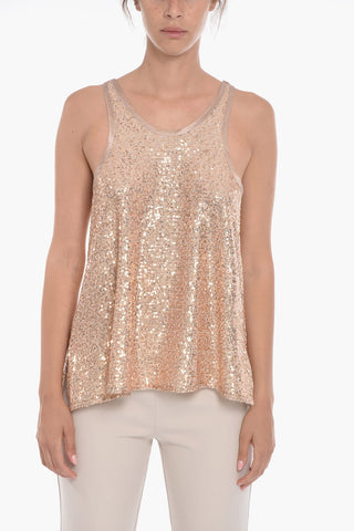 Sequined TATA Top