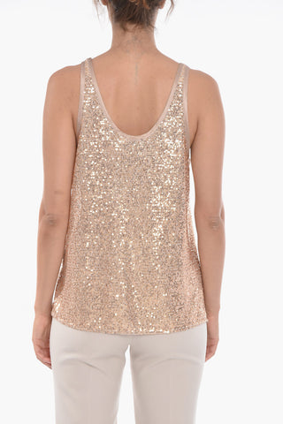 Sequined TATA Top