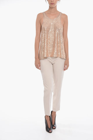 Sequined TATA Top