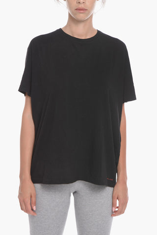Crew Neck Flax and Cotton T-Shirt