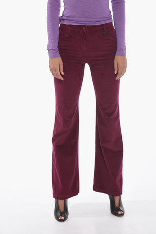 Corduroy LAURA Straight Fit Pants
