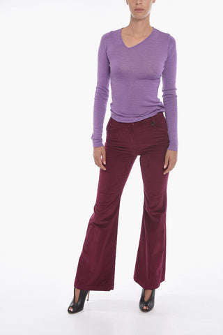 Corduroy LAURA Straight Fit Pants