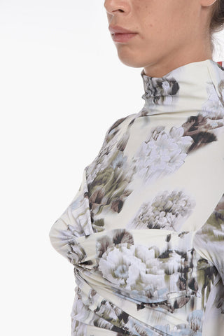 SEASONAL Vestito Second Skin con Dettaglio Rouches