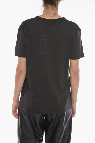 Crew Neck Flax T-Shirt