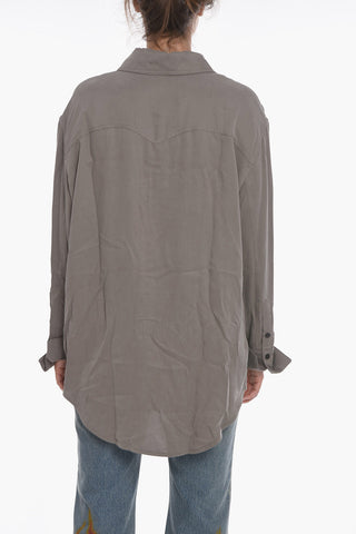 Twill CHIOS Shirt with Double Breast-pocket