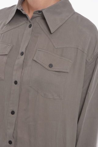 Twill CHIOS Shirt with Double Breast-pocket