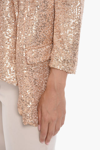 Sequined JILLY Blazer with Flap Pockets