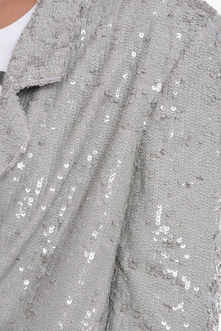 Sequin Single-Breasted Blazer ELJAS