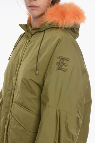 Fox Fur Lined Parka with Hood
