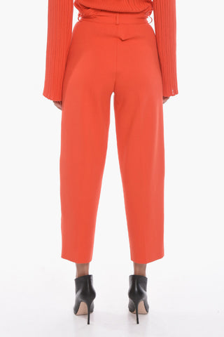 Cropped-Hose MADELEINE mit hoher Taille