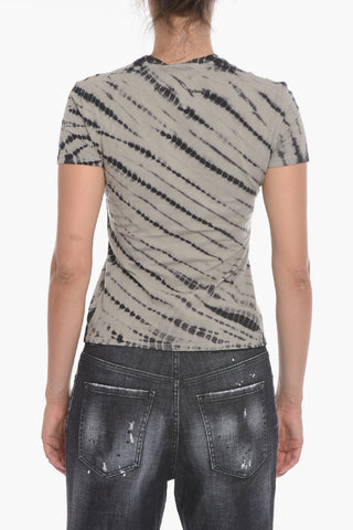 Crew Neck Tie Dye Cotton T-Shirt