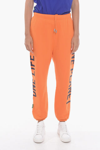 ONE LIFE ONE PLANET Brushed Cotton Printed Sweatpants