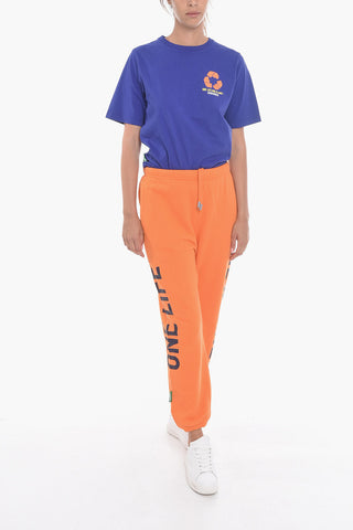 ONE LIFE ONE PLANET Brushed Cotton Printed Sweatpants