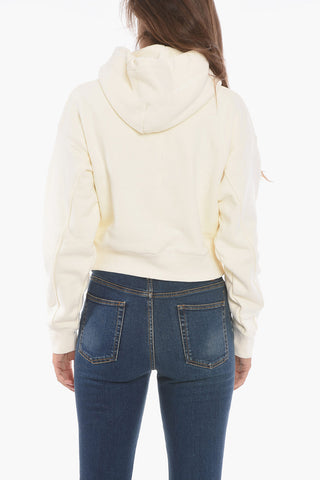 Felpa Hoodie /B in Cotone Garzato