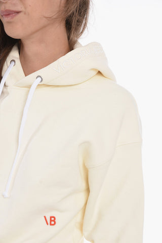 Felpa Hoodie /B in Cotone Garzato