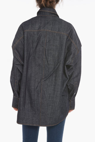 Denim BILBAO Overshirt with Breast Pocket