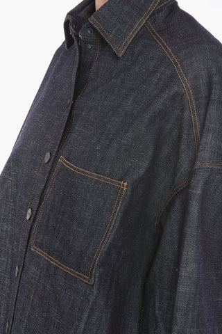 Denim BILBAO Overshirt with Breast Pocket