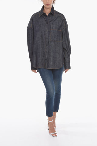 Denim BILBAO Overshirt with Breast Pocket