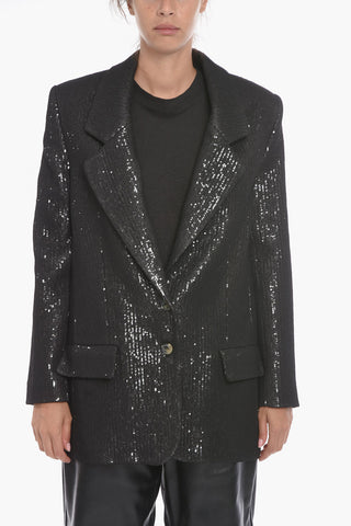 Single-breasted ELJAS Sequined Blazer
