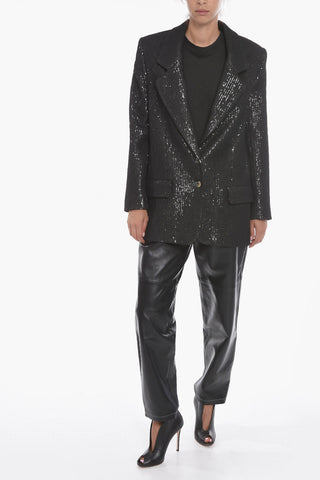 Single-breasted ELJAS Sequined Blazer
