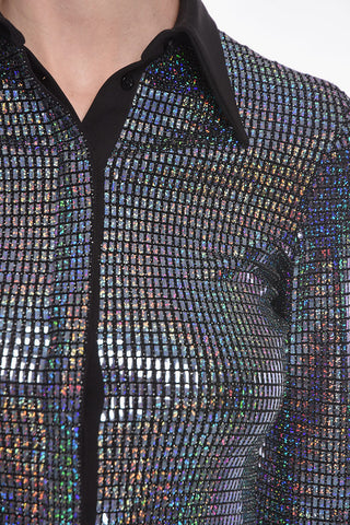 Camicia MIRROR PARTY con Abbottonatura Nascosta
