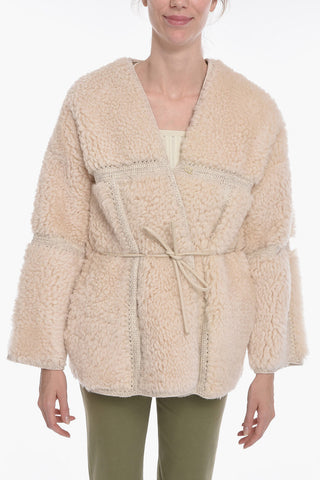 Cappotto in Shearling KALEIDOSCOPE con Cintura