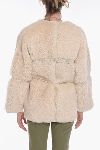 Cappotto in Shearling KALEIDOSCOPE con Cintura